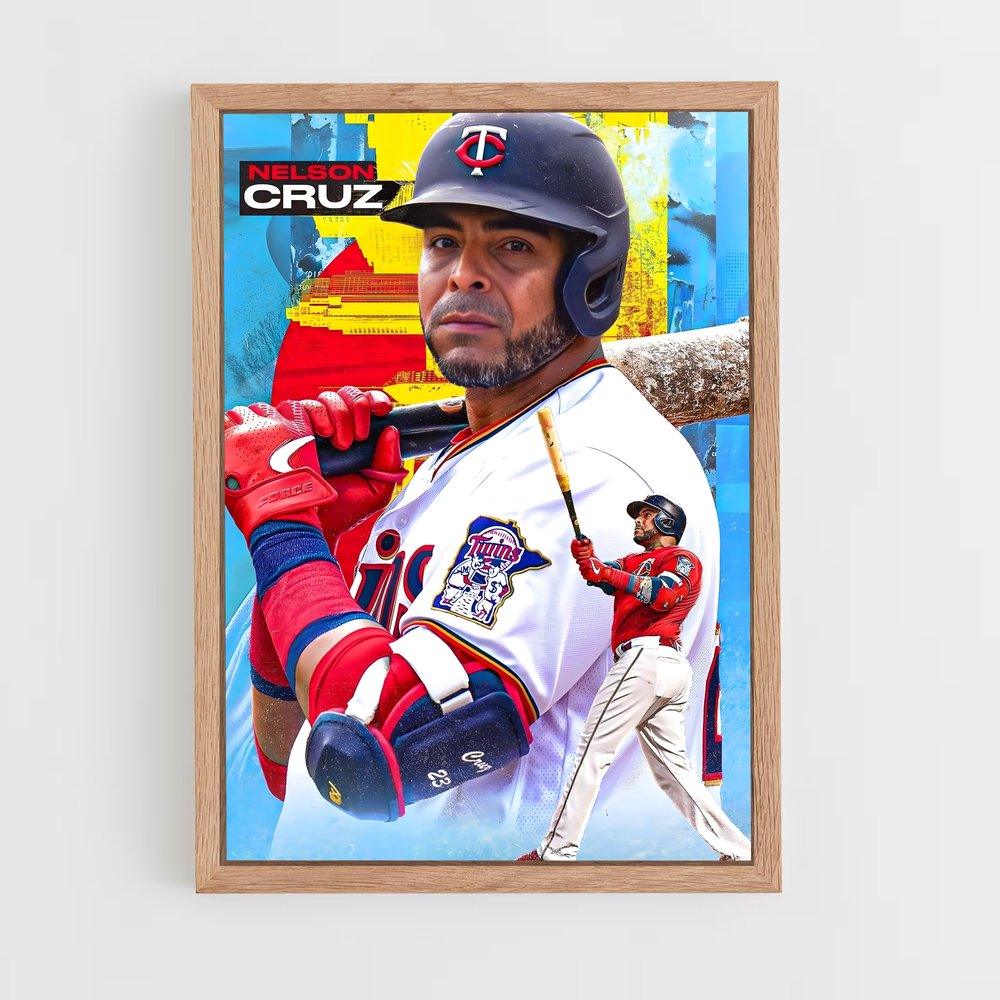 Poster Nelson cruz MLB – affiche Baseball (vue 4)